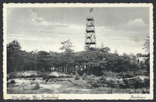 17576 Gezicht op de uitkijktoren bij het café-restaurant Klein Zwitserland (Traay 287) te Driebergen-Rijsenburg.